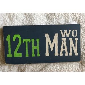 12th Woman Wooden Sign